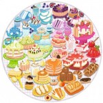 Puzzle  Ravensburger-17171 Circle of Colors - Desserts