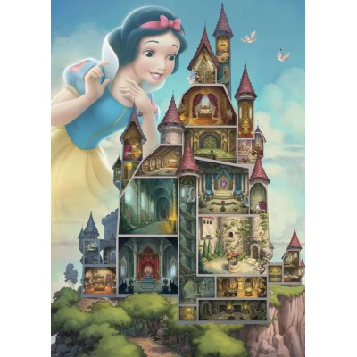 Puzzle  Ravensburger-17329 Disney Castles Snow White