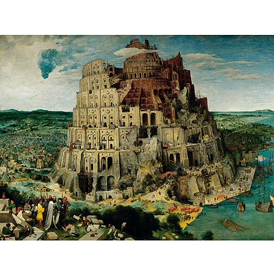 Puzzle  Ravensburger-17423 Brueghel: Der Turm zu Babel
