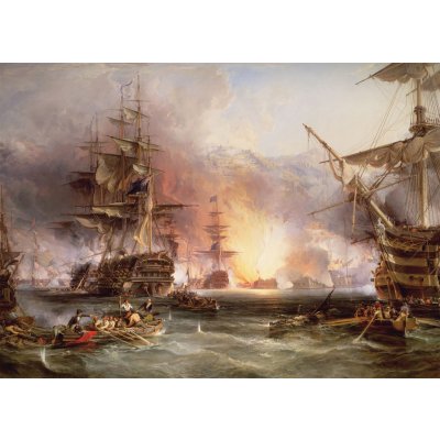 Puzzle  Ravensburger-17806 Das Bombardement von Algier