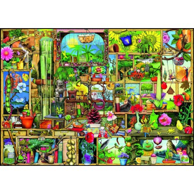 Puzzle  Ravensburger-19498 Colin Thompson - The Gardener's Cupboard