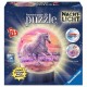 3D Puzzle - 3D Puzzle-Ball mit LED - Pferde am Strand
