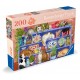 Wellness & Puzzle - Katzen im Regal