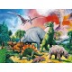 XXL Puzzleteile - Unter Dinosauriern