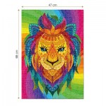 Puzzle  Roovi-79725 Abstract Lion