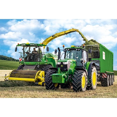 Puzzle Schmidt-Spiele-56315 John Deere - Traktor
