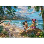 Puzzle  Schmidt-Spiele-57528 Disney - Mickey und Minnie auf Hawaii