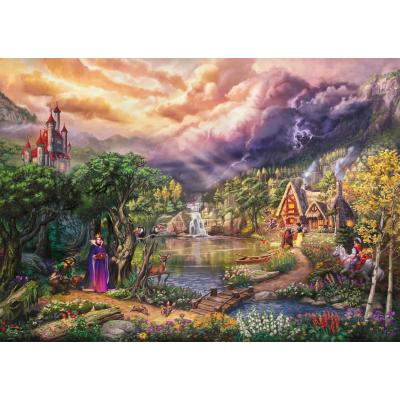 Puzzle  Schmidt-Spiele-58037 Disney - Schneewittchen und die Königin