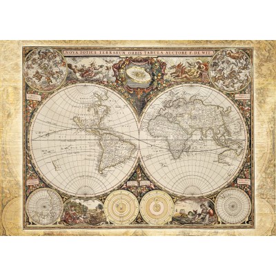 Puzzle Schmidt-Spiele-58178 Antike Weltkarte