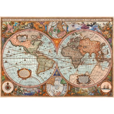 Puzzle Schmidt-Spiele-58328 Antike Weltkarte