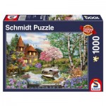 Puzzle  Schmidt-Spiele-58985 Haus am See