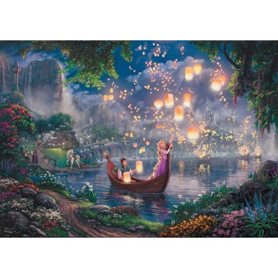 Puzzle Schmidt-Spiele-59480 Thomas Kinkade - Disney Rapunzel