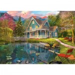 Puzzle  Schmidt-Spiele-59619 Dominic Davison, Ruhesitz am See