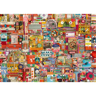 Puzzle Schmidt-Spiele-59697 Shelley Davies - Vintage Handarbeitszeug