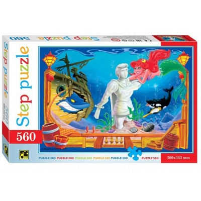 Puzzle  Step-Puzzle-78100 Die kleine Meerjungfrau