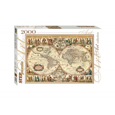 Puzzle  Step-Puzzle-84003 Antike Weltkarte