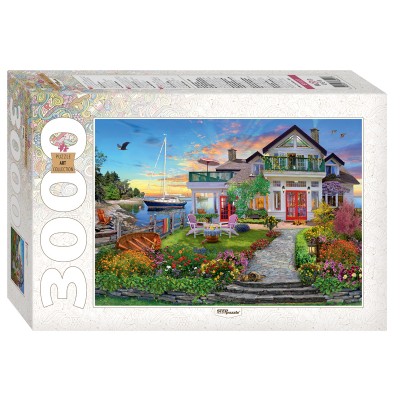 Puzzle  Step-Puzzle-85021 House by the bay