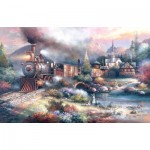 Puzzle  Sunsout-18014 James Lee - Maryland Mountain Express