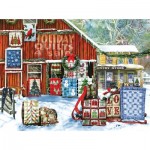 Puzzle  Sunsout-28735 Tom Wood - Holiday Quilts