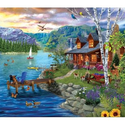 Puzzle  Sunsout-31575 XXL Teile - Peaceful Summer