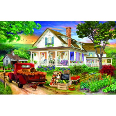 Puzzle  Sunsout-31963 Unser Zuhause auf dem Land