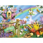 Puzzle  Sunsout-34878 XXL Teile - Spring Egg Hunt