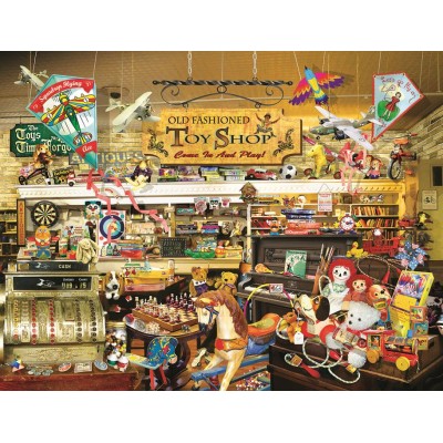 Puzzle  Sunsout-34916 XXL Teile - Lori Schory - An Old Fashioned Toy Shop
