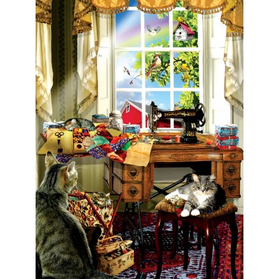 Puzzle Sunsout-34983 Lori Schory - The Sewing Room