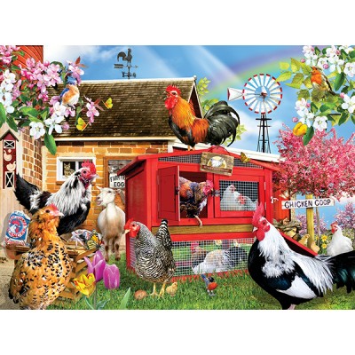 Puzzle  Sunsout-35261 Chicken Coop