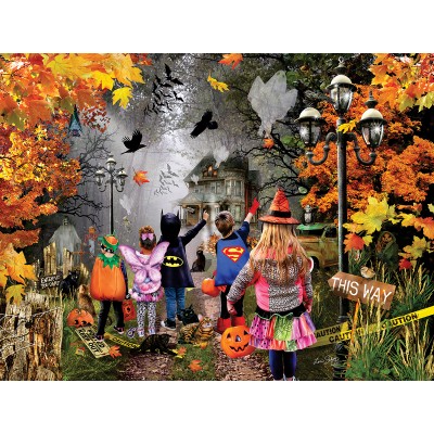 Puzzle  Sunsout-35266 XXL Teile - Lori Schory - Halloween Trail