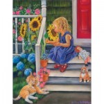 Puzzle  Sunsout-35877 XXL Teile - A Summer Kiss