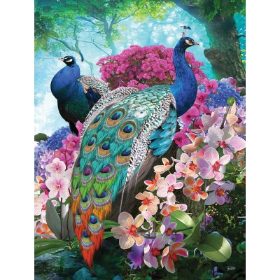 Puzzle  Sunsout-42374 XXL Teile - Pretty Peacock