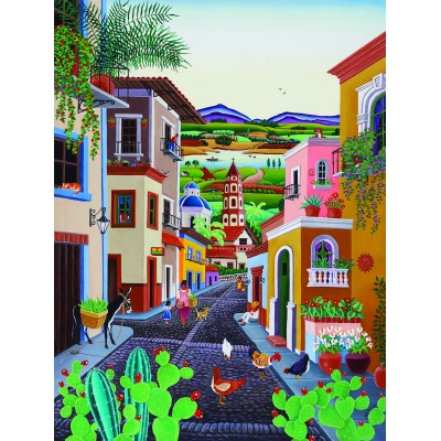 Puzzle  Sunsout-54016 XXL Teile - Mi Pueblo