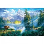 Puzzle  Sunsout-69786 Mountain Morning