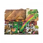 Puzzle  Sunsout-90350 Lori Schory - Irish Cottage