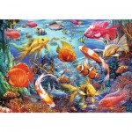 Puzzle  Trefl-10676 Hidden Shapes - Underwater Life