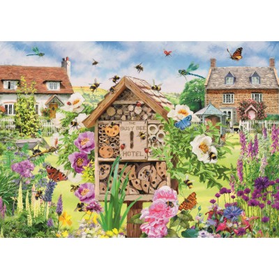 Puzzle Trefl-10809 Tea Time: Ein Zuhause Für Bienen