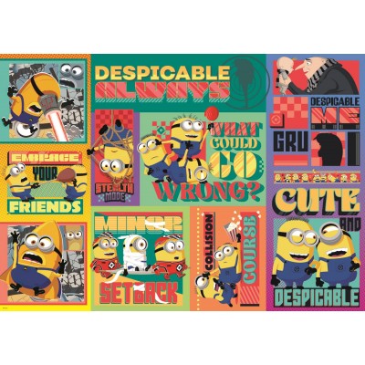 Puzzle  Trefl-10820 Gru Und Minions - Universal Minions Franchaise