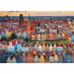 Puzzle  Trefl-10856 Blick auf Gdansk, Polen