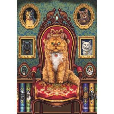 Puzzle  Trefl-10896 Magic Collection: Verrückt Nach Katzen