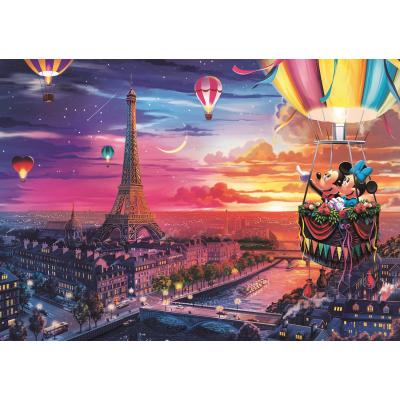 Puzzle Trefl-10917 Micky Und Minnie In Paris