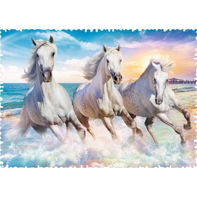 Puzzle  Trefl-11111 Crazy Shapes -  Galloping among the Waves