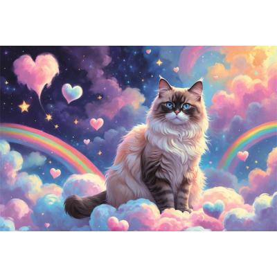 Puzzle Trefl-13327 Hauskatze