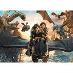Puzzle  Trefl-13348 Ohnezahn & Freunde - Drachen