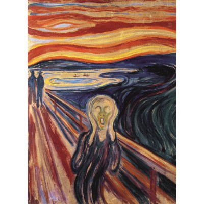Trefl-20252 Holzpuzzle - Edvard Munch