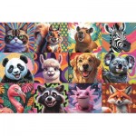 Puzzle  Trefl-23030 XXL Teile - Lustige Tierportraits