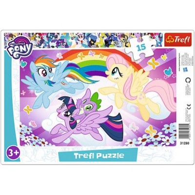Trefl-31280 Rahmenpuzzle - My Little Pony