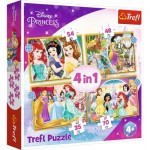  Trefl-34385 4 Puzzles - Happy Day