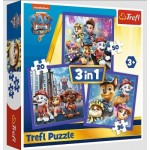  Trefl-34861 3 Puzzles - Paw Patrol
