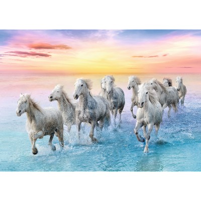Puzzle Trefl-37289 Galloping White Horses